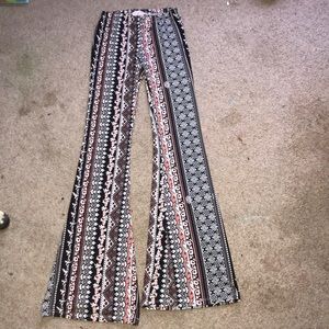 Cute black, white, and peach colored pants